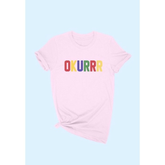 OKURRR PINK TEE SHIRT - Picture 1 of 1
